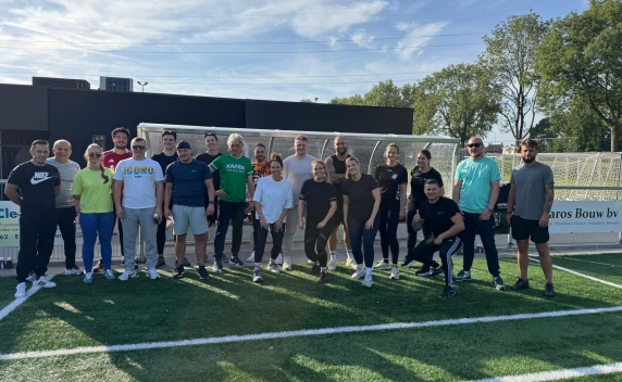 Collega's in actie tijdens vitaliteitsweek