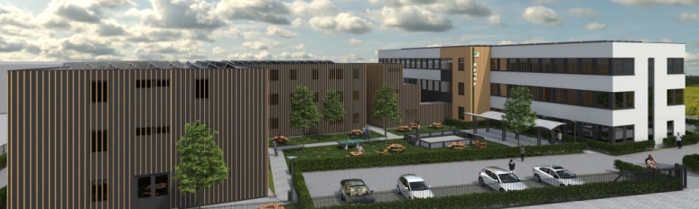 Visual van de KaFra Tower en gedeeltelijke transformatie bij locatie KaFra Etten-Leur